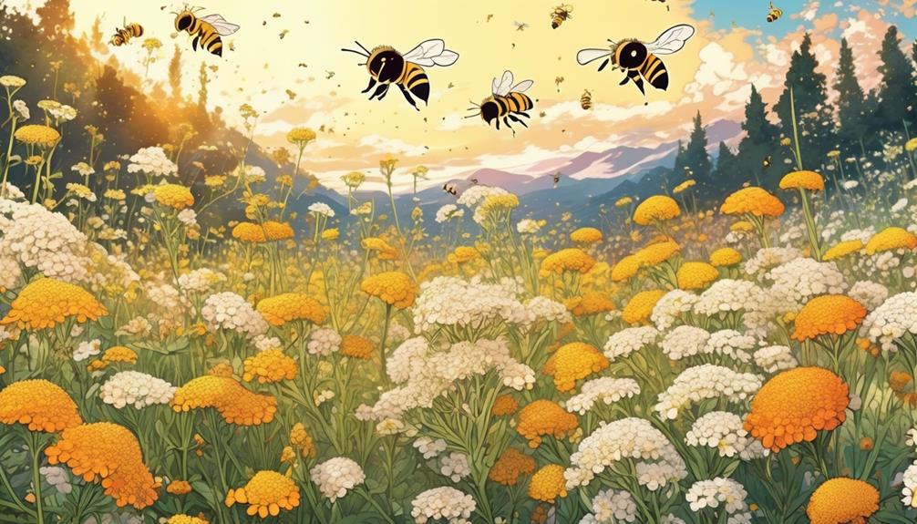achillea s impact on bees