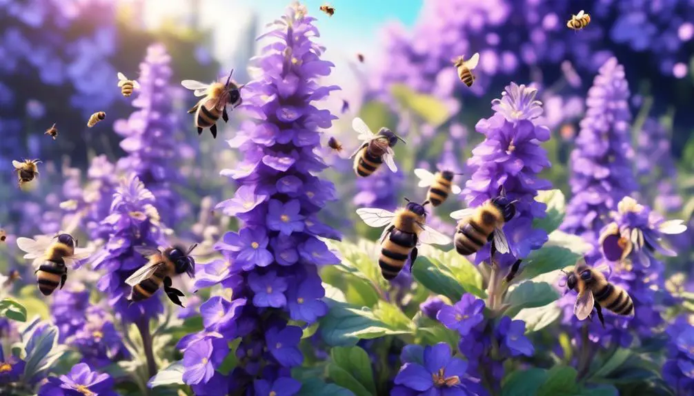 ajuga s bee friendly qualities