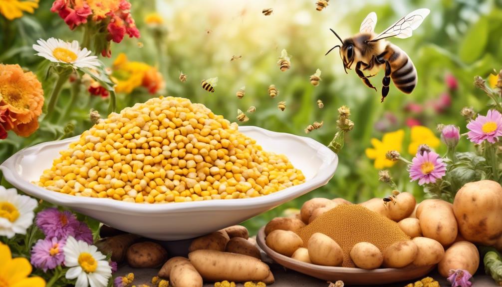 alternative bee food source
