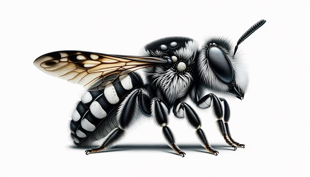 appearance of domino cuckoo bees