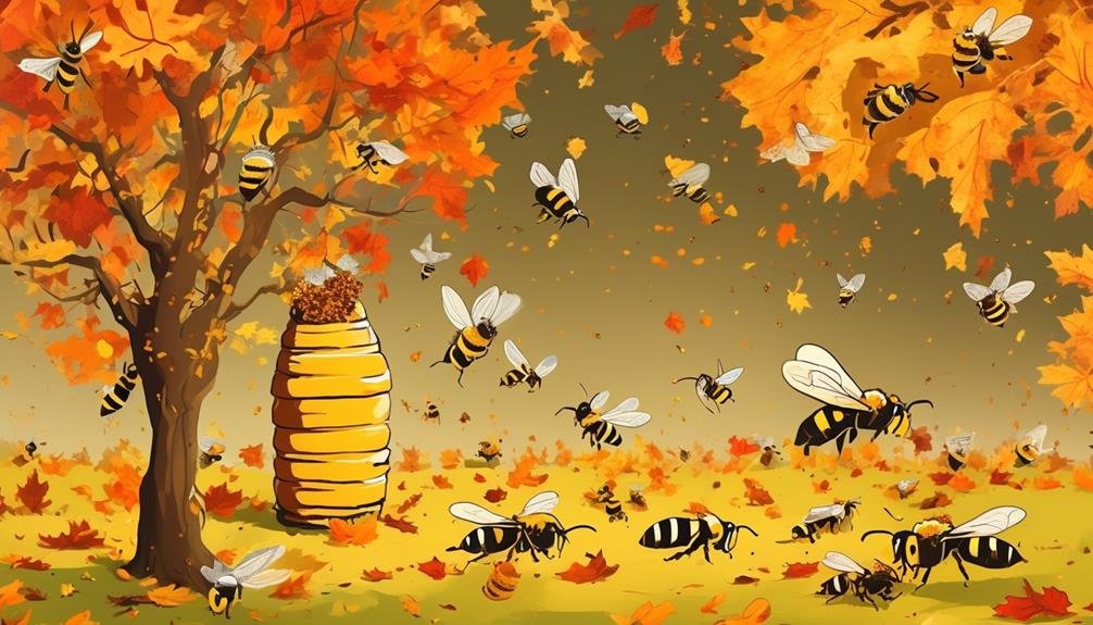 autumn s effect on bees
