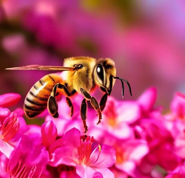 azaleas and honey bees