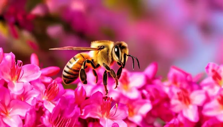 azaleas and honey bees