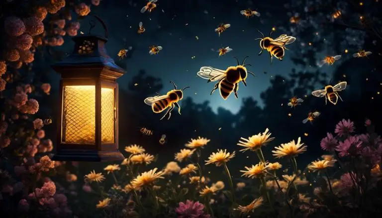 bee attraction to light