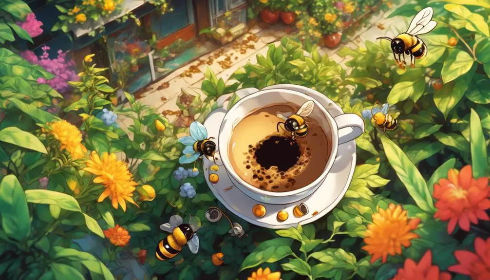 bee behavior and coffee