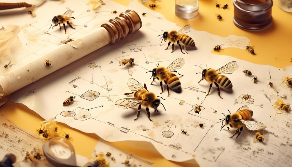 bee behavior and parchment