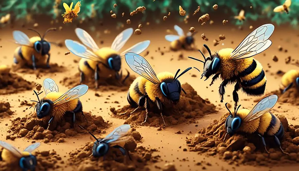 bee behavior and territories