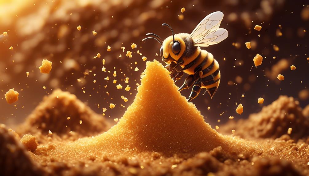 bee behavior around sugar
