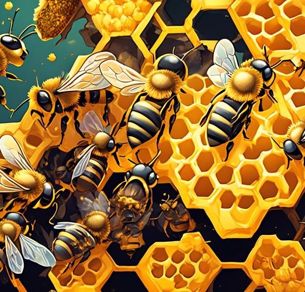 bee behavior in clusters