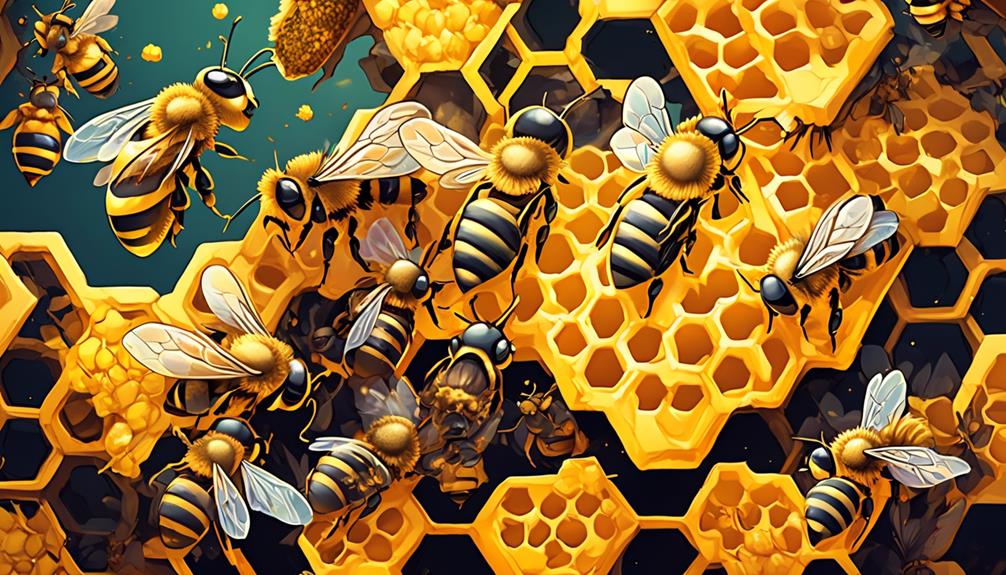 bee behavior in clusters