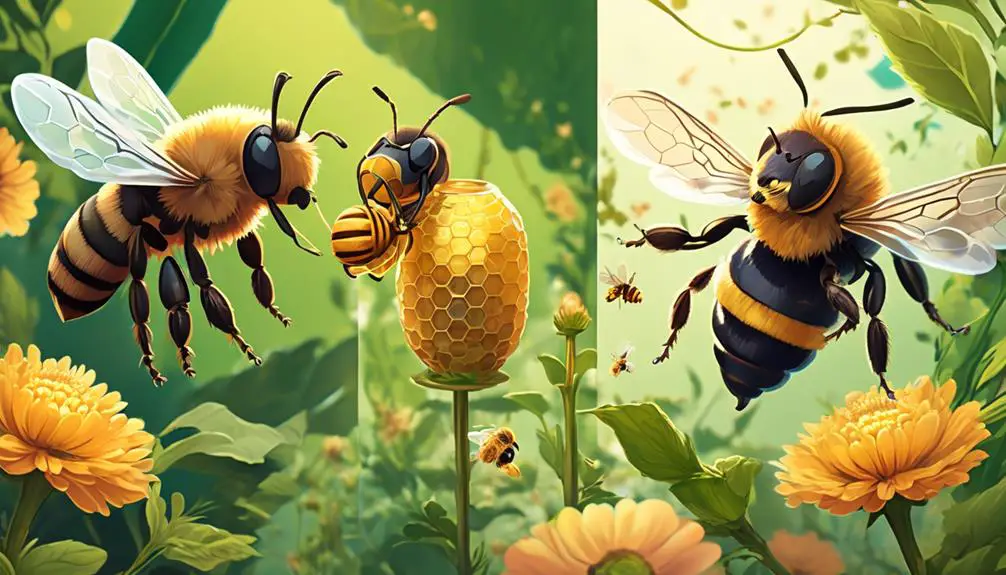 bee biology and behavior