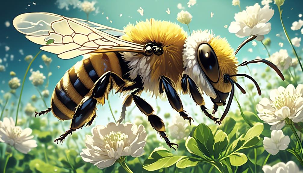 bee clover interaction under threat