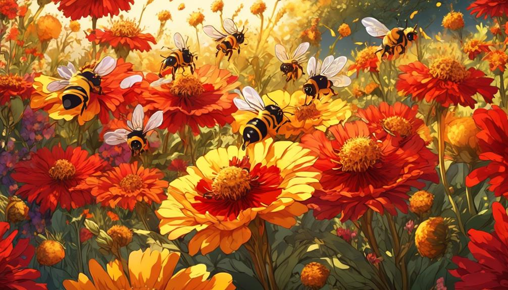 bee friendly blanket flowers