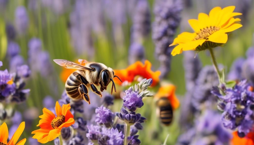 bee friendly plants attract pollinators