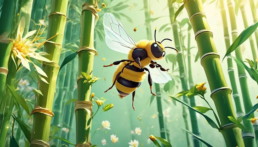 bee pollination and bamboo