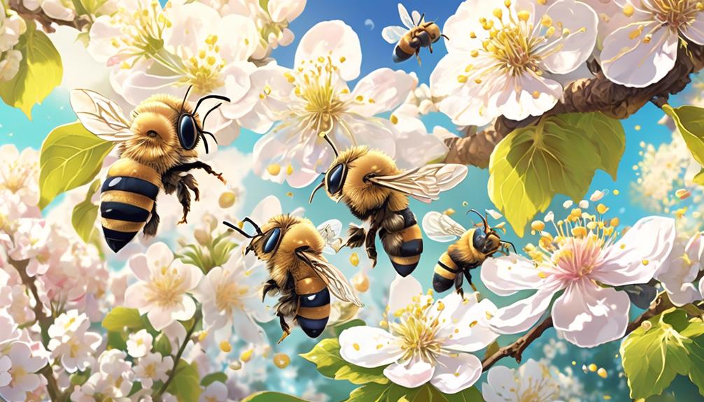 bee pollination and behavior