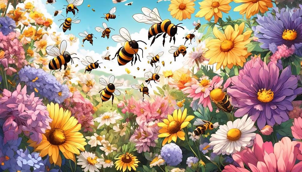 bee pollination behavior explained