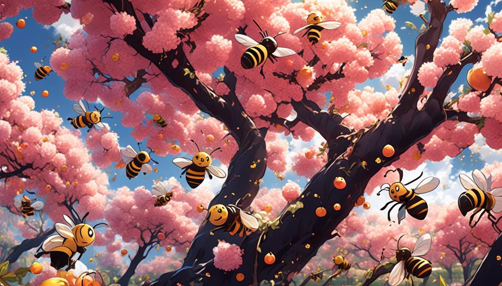 bee pollination benefits cherries
