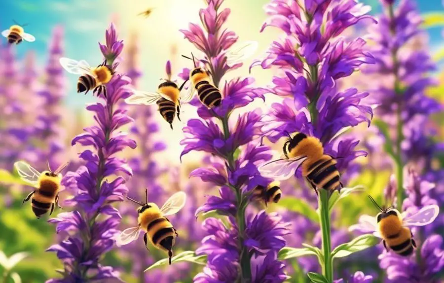 bee preference for agastache