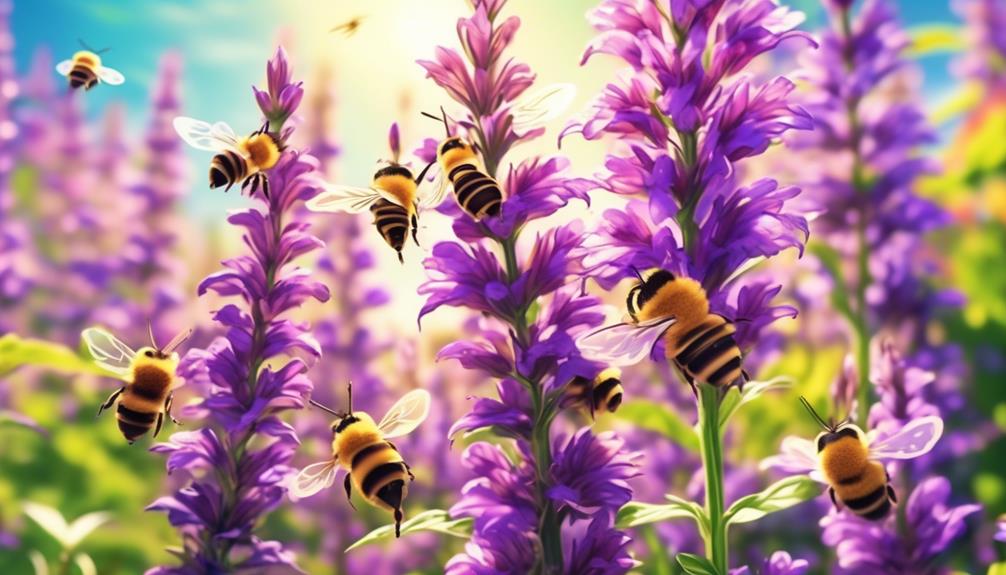 bee preference for agastache