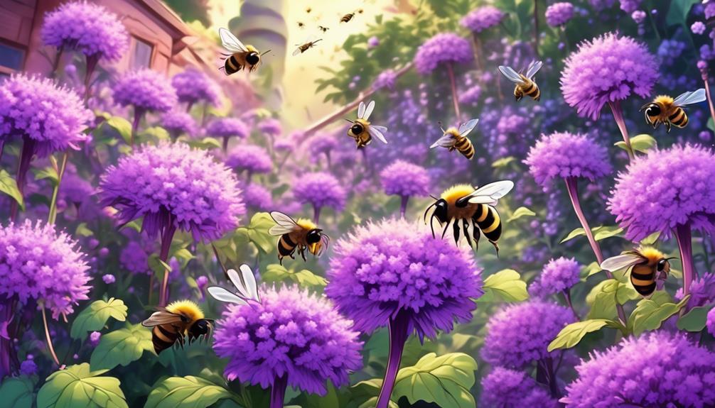 bee preference for ageratum