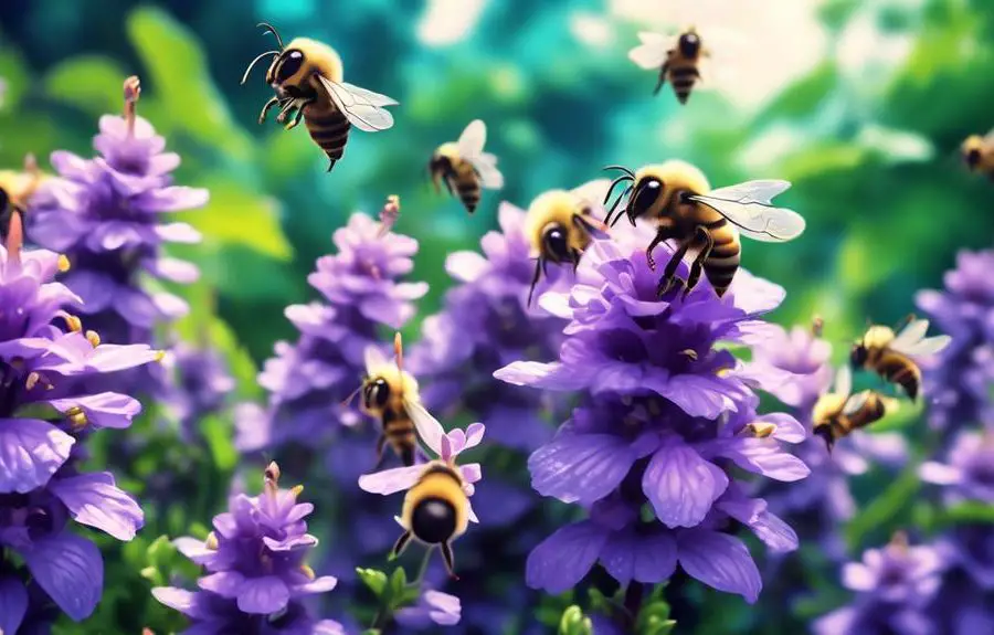 bee preference for ajuga