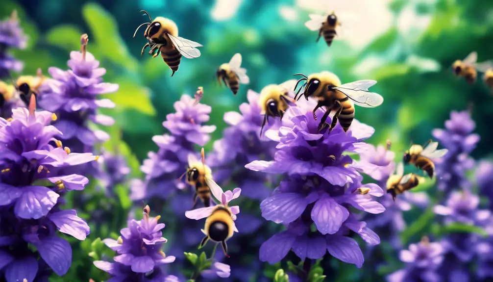 bee preference for ajuga