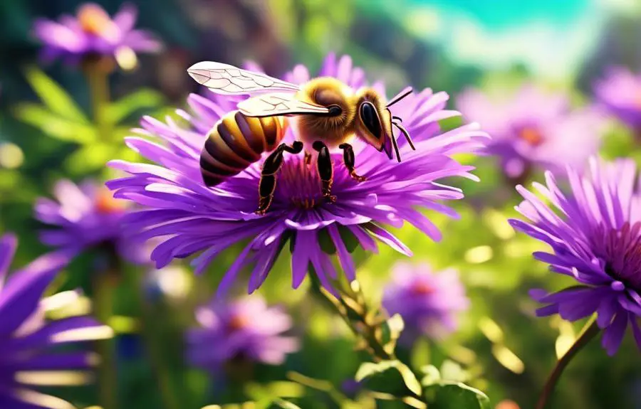 bee preference for asters