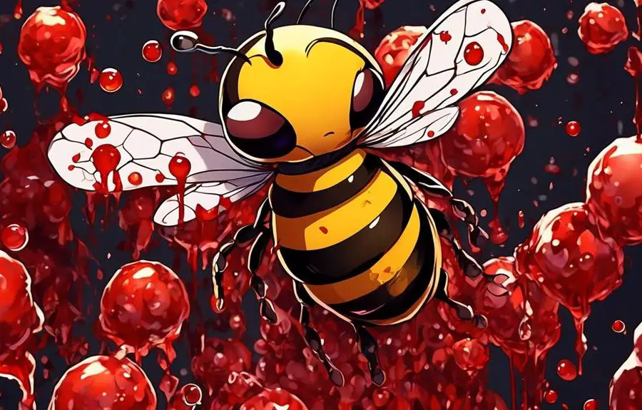 bee preference for blood