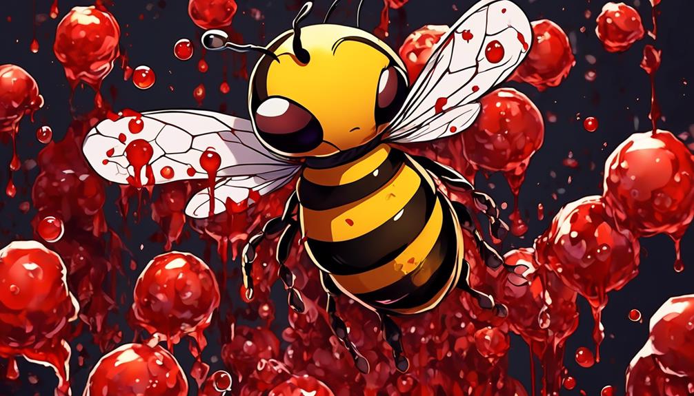bee preference for blood