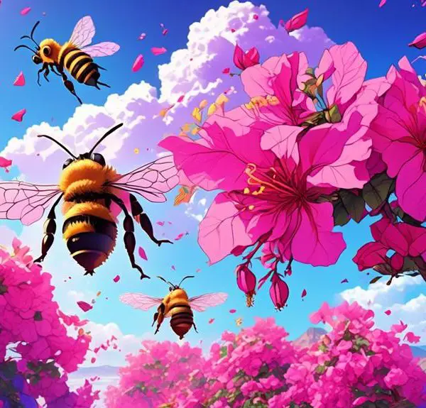 bee preference for bougainvillea