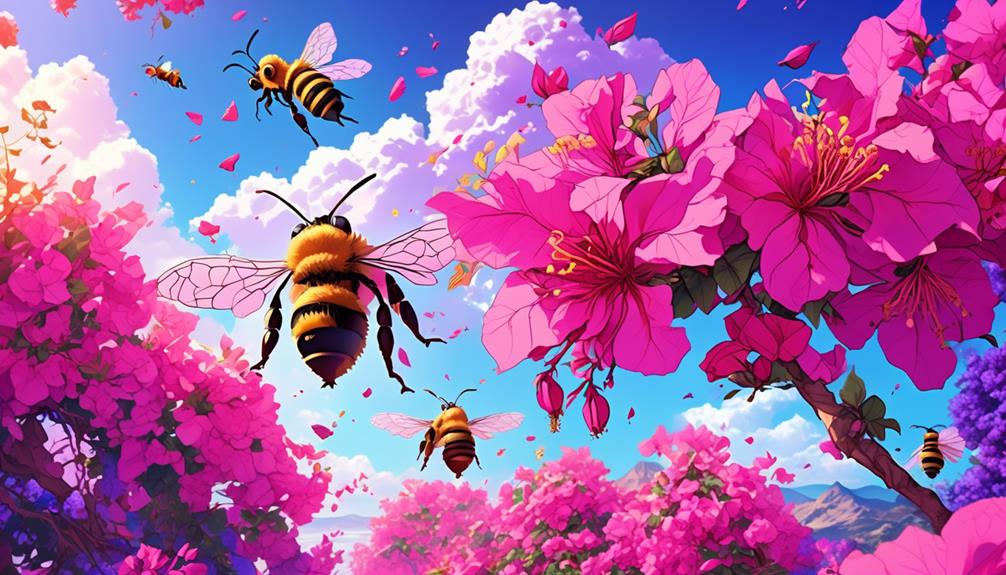 bee preference for bougainvillea