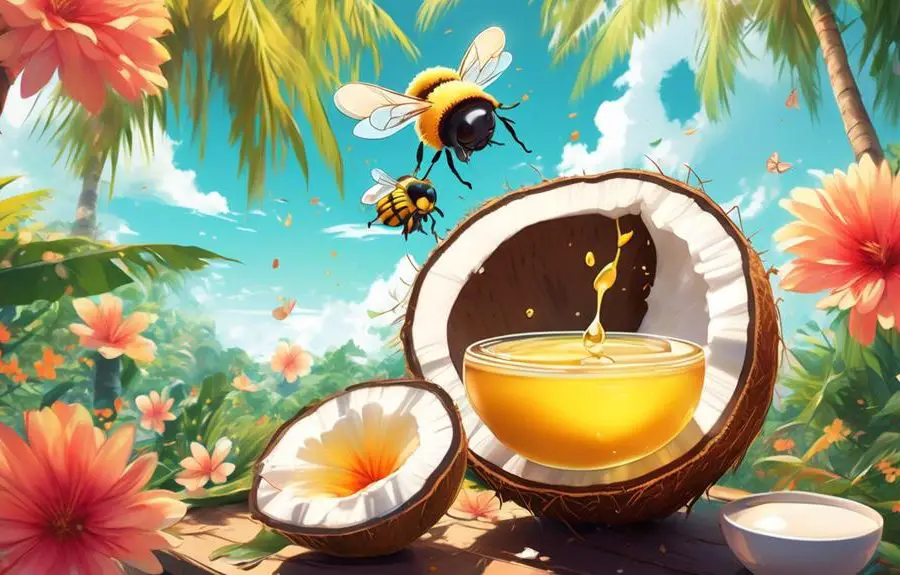 bee preference for coconut oil