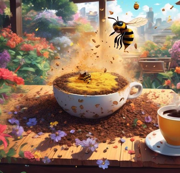 bee preference for coffee
