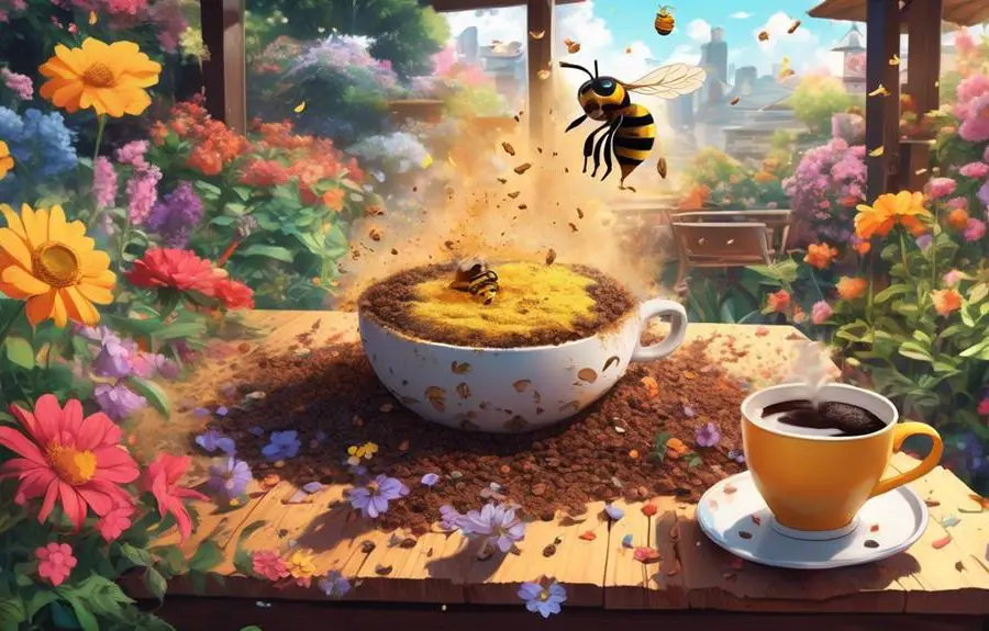 bee preference for coffee