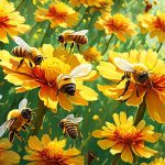 bee preference for coreopsis