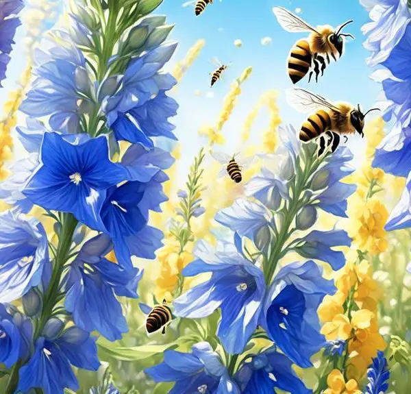 bee preference for delphinium