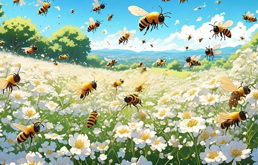 bee preference for flowers