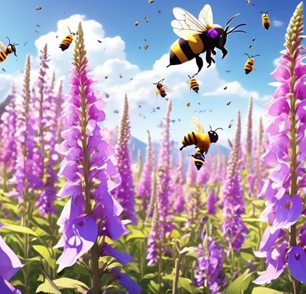 bee preference for foxgloves