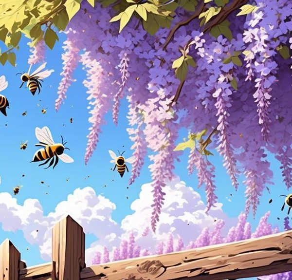 bee preference for wisteria