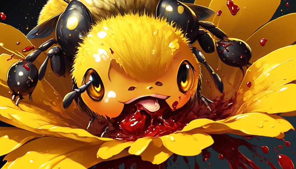 bee s attraction to blood