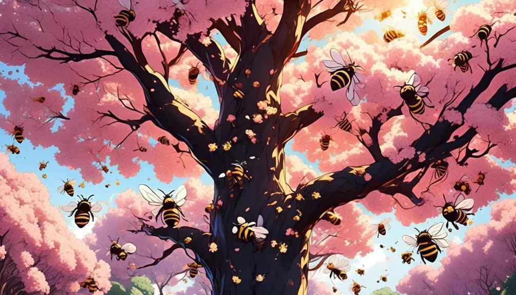 bee s attraction to fruits