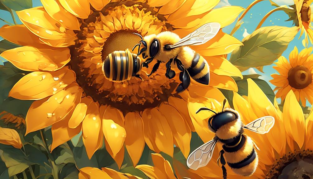 bee species interactions and behavior