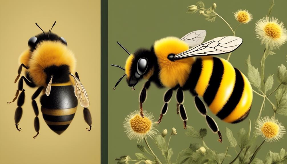bee species physical variations