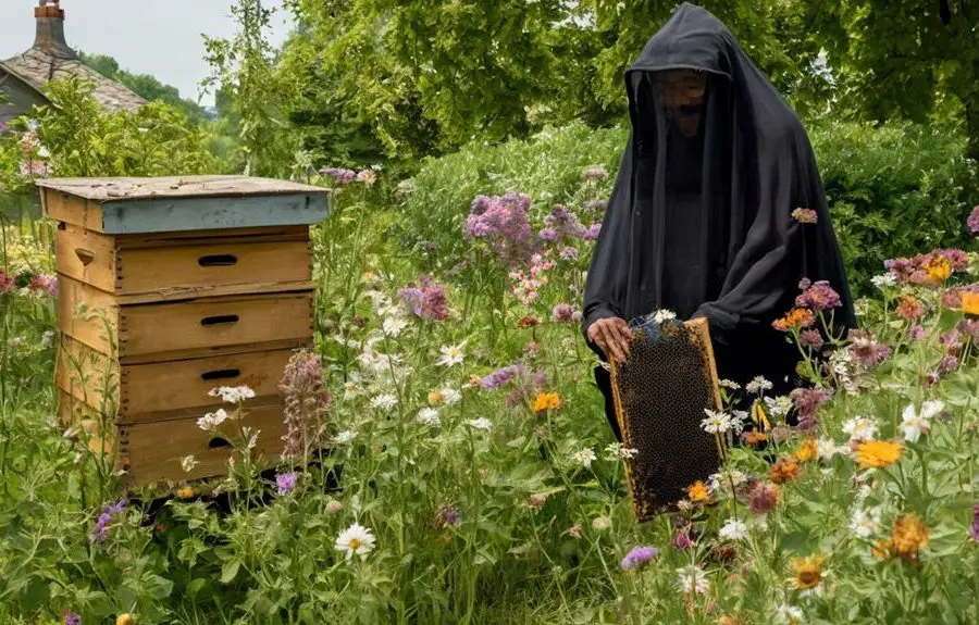 beekeeping and communicating with bees about death