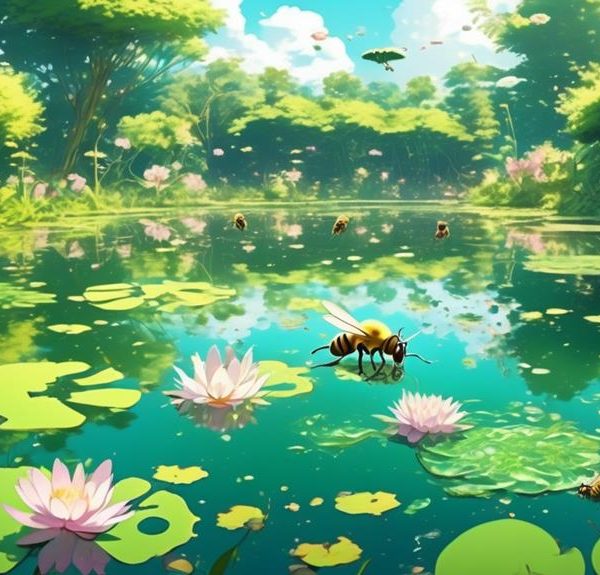 bees and algae relationship