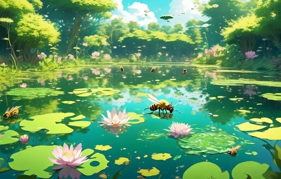 bees and algae relationship