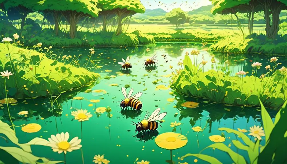 bees and algae relationship
