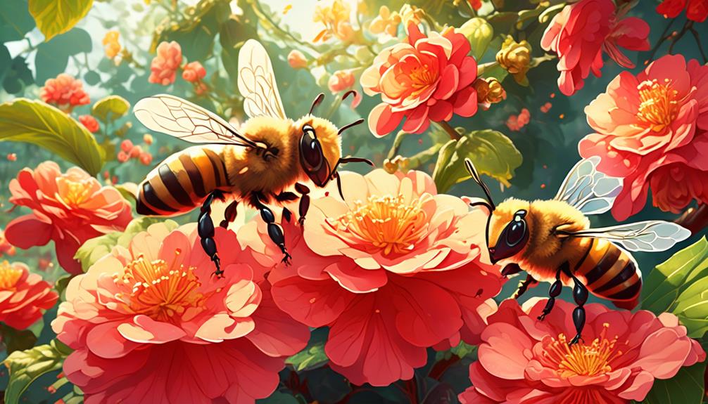 bees and begonias thrive