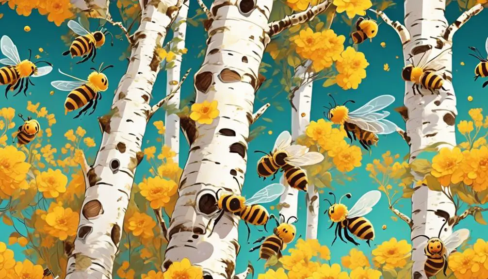 bees and birch tree relationship